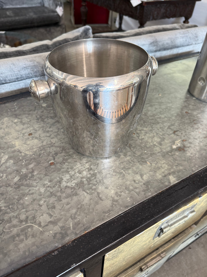 Chrome ice bucket