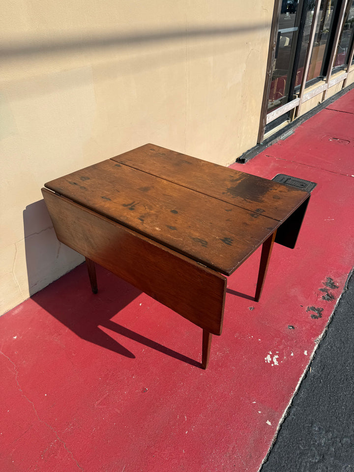 Antique primitive flip up Farm table