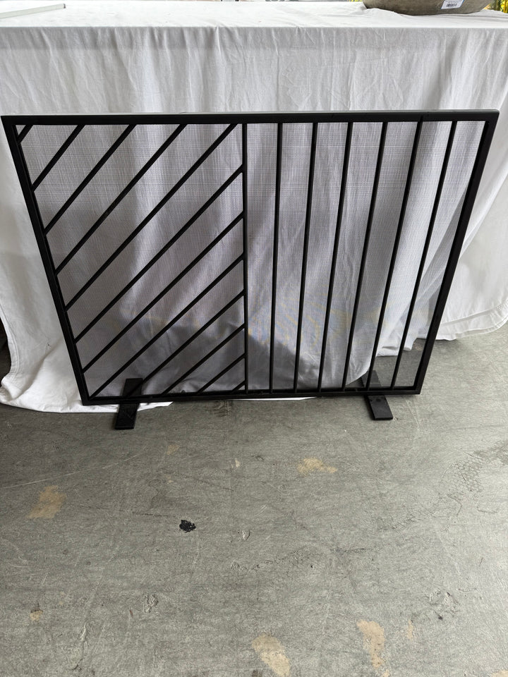 West Elm Modern Fireplace Screen