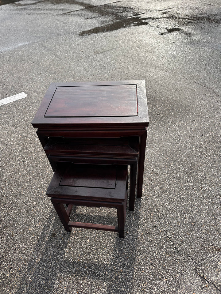 3pc Asian nesting tables