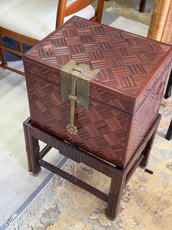 Split Rattan 2pc Trunk