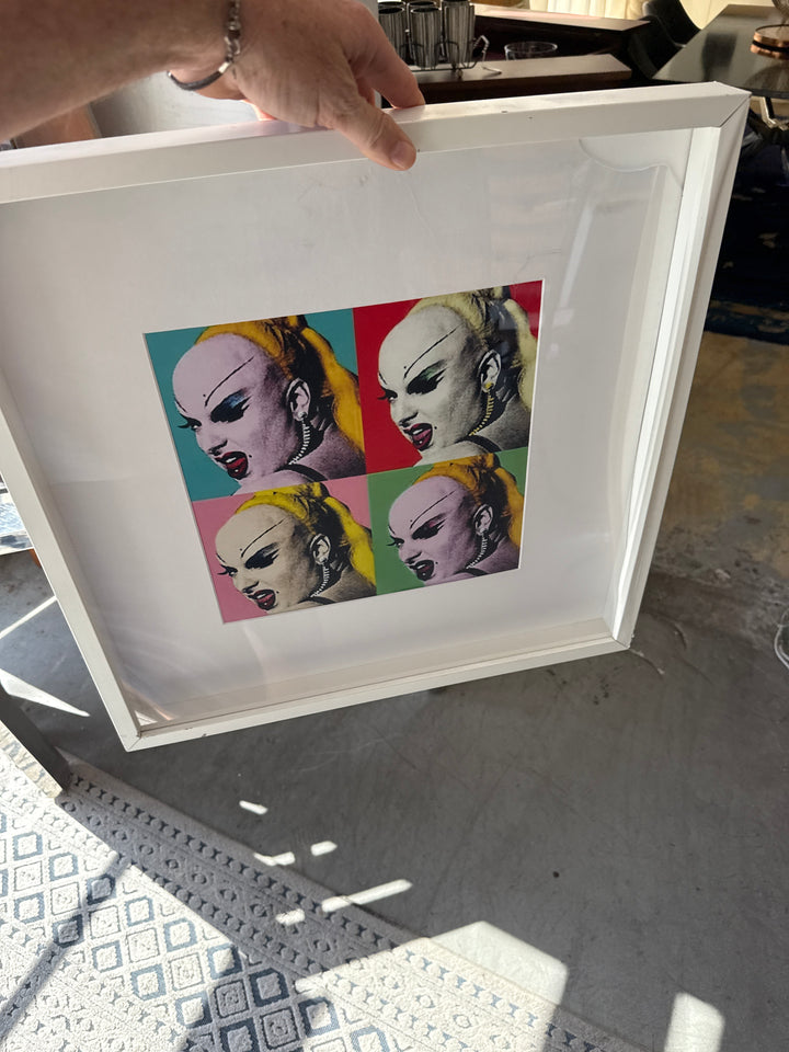 Warhol style Divine picture As is