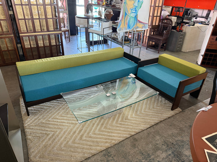 Bastiano in Oak Wood by Afra and Tobia Scarpa for Gavina, 1960s Sofa and Chair