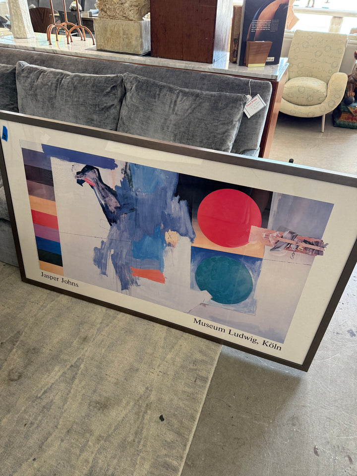 Jasper John poster
