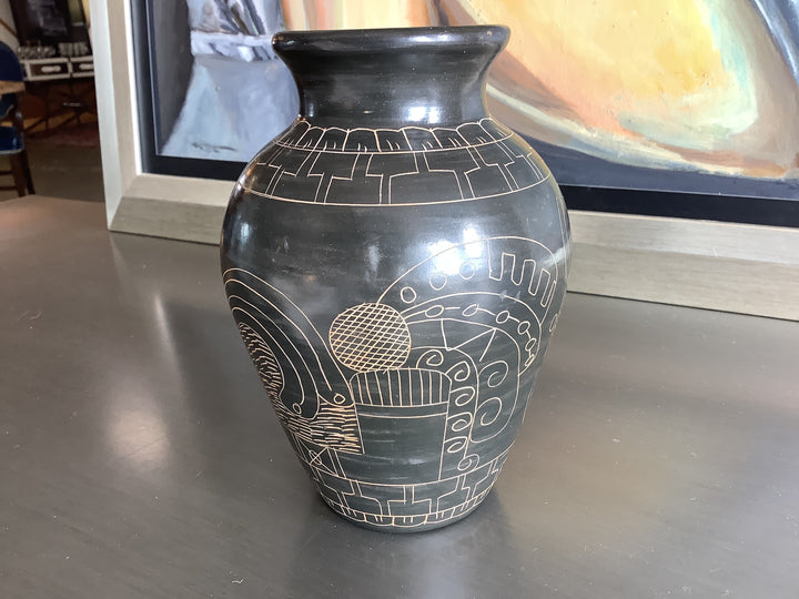 Handmade vase signed