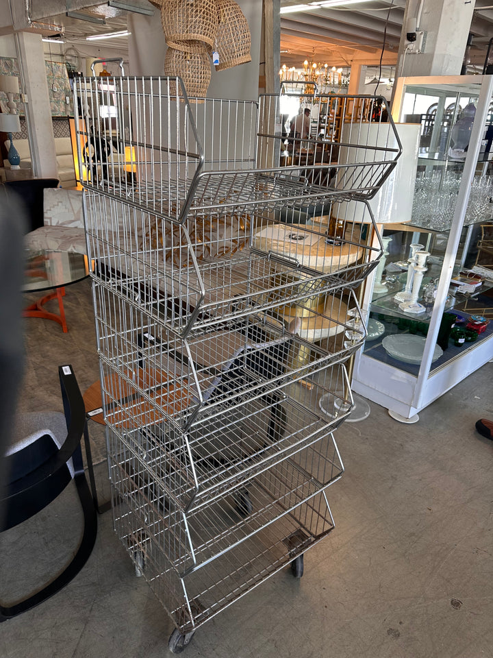 6 tier metal rack