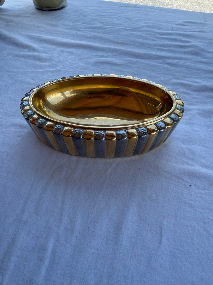 L’objet gold rib bowl
