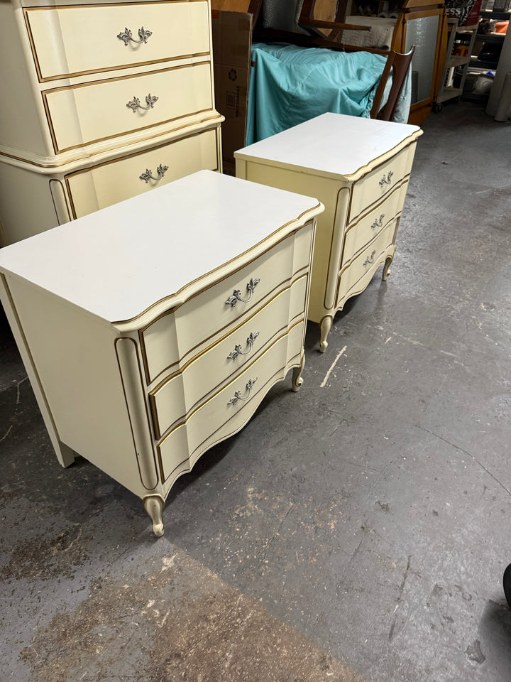 Pr French Provincial dressers by Dixie