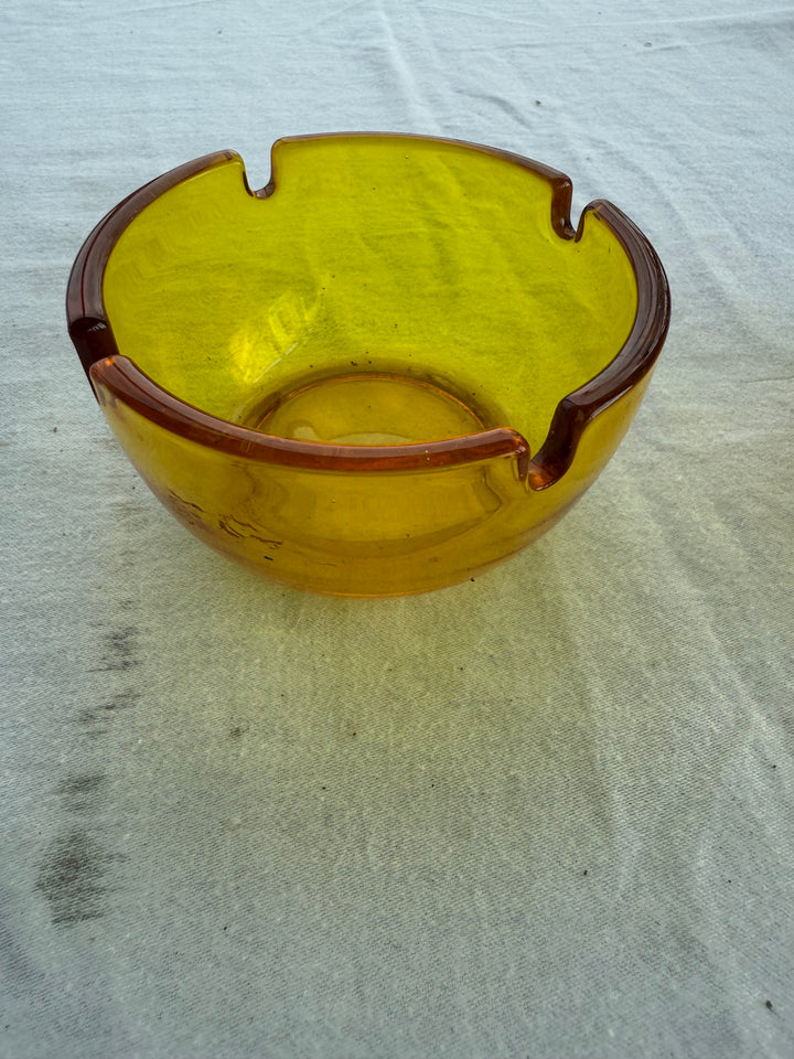Orange ashtray