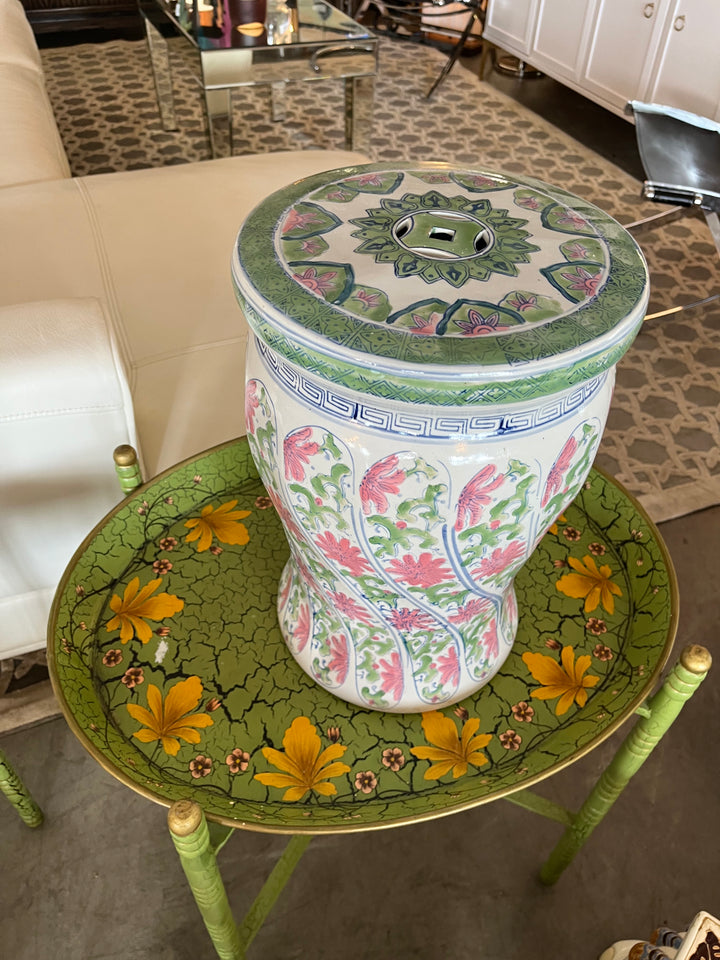Vintage Asian Ceramic Stool