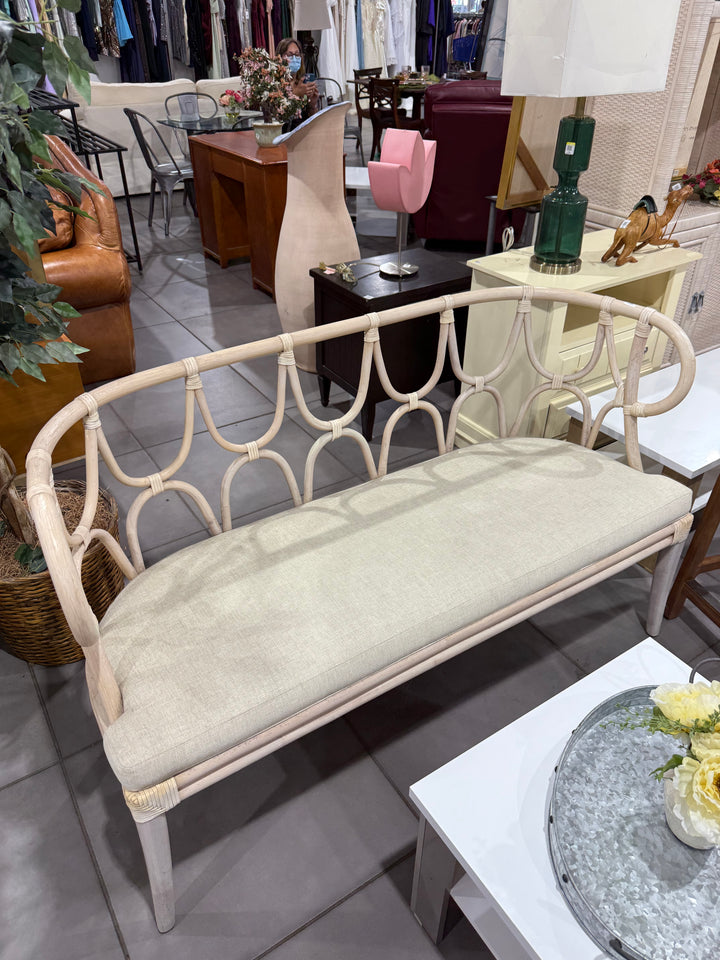 Fabulous rattan bench
