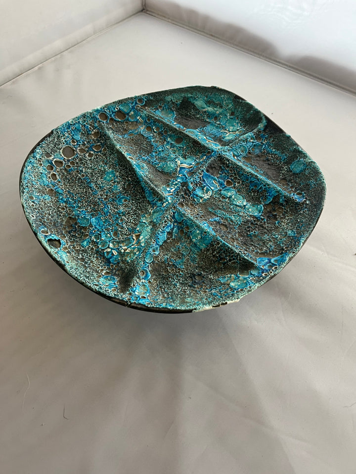 Blue Lava platter