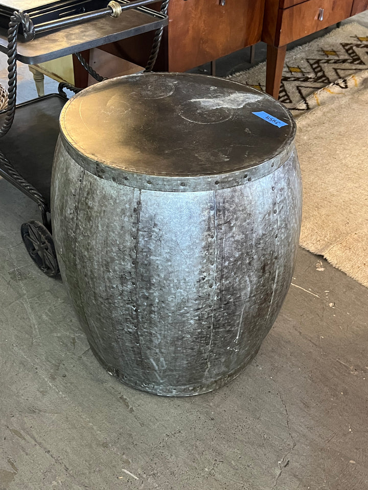 Riveted Metal Side Table