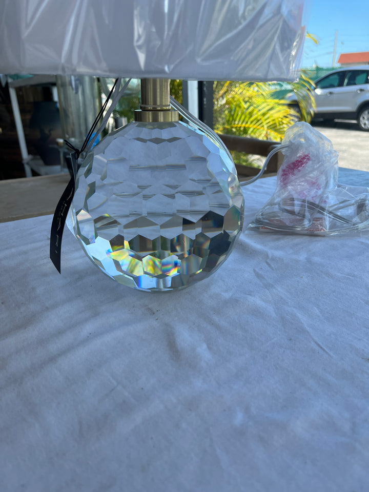 Mini Faceted Crystal Lamp by Tahari