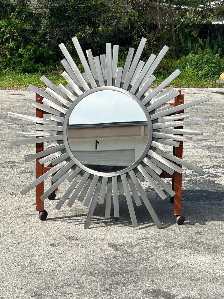 Steel Starburst Mirror