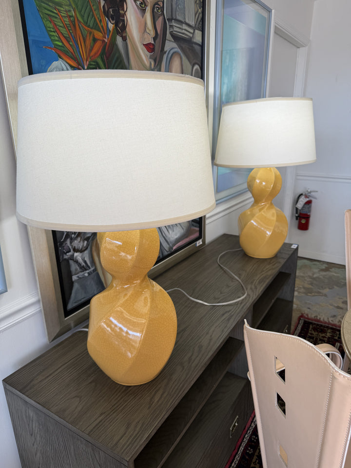 Pr. Ceramic Gold lamps