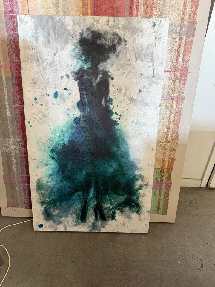 Dancing girl print