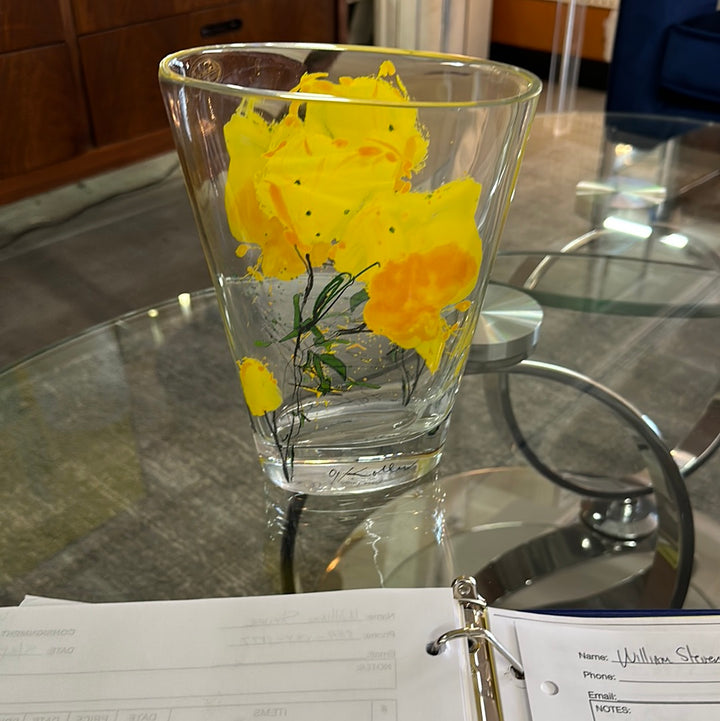 Goebel yellow vase