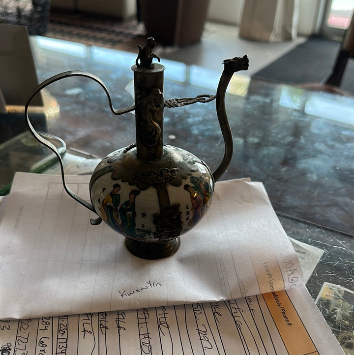Kwan Yin tiny teapot