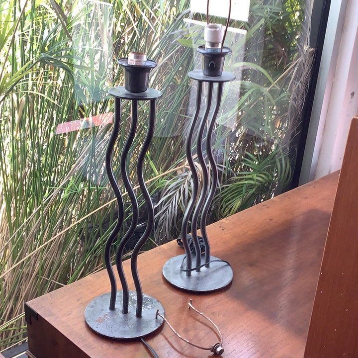 Pair Of Post Modern Lamps