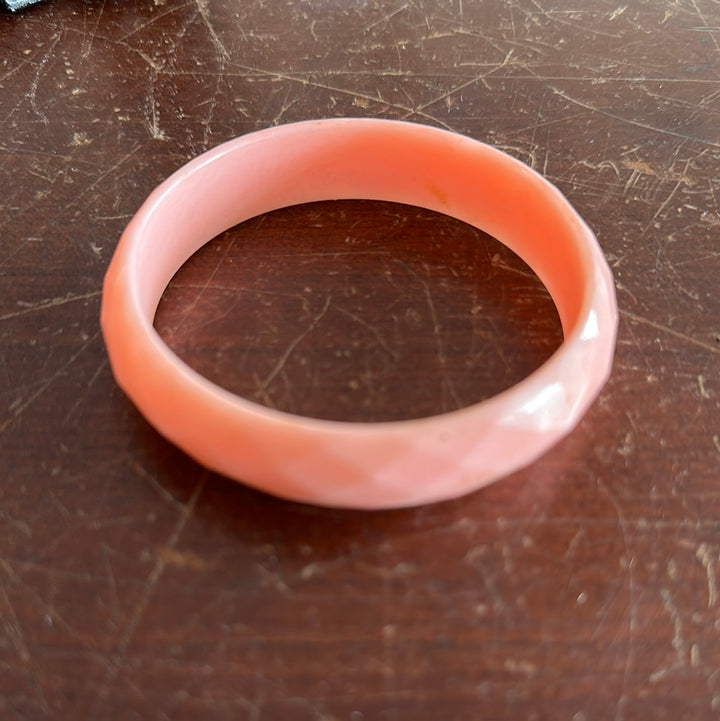 Pink Bakelite bracelet