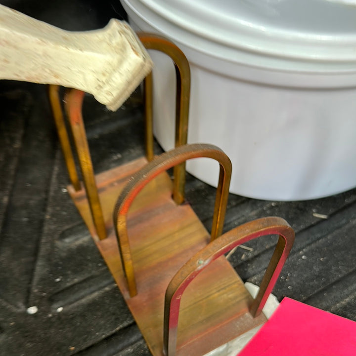 Brass rack base