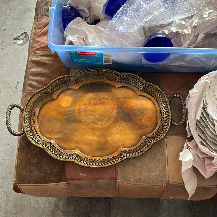Brass tray