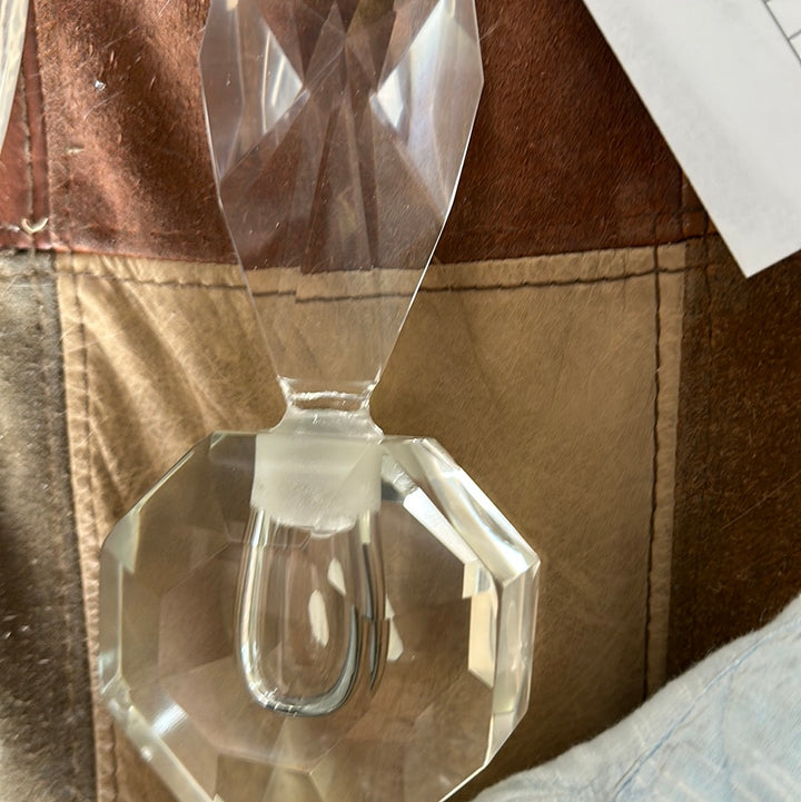 Crystal perfume bottle