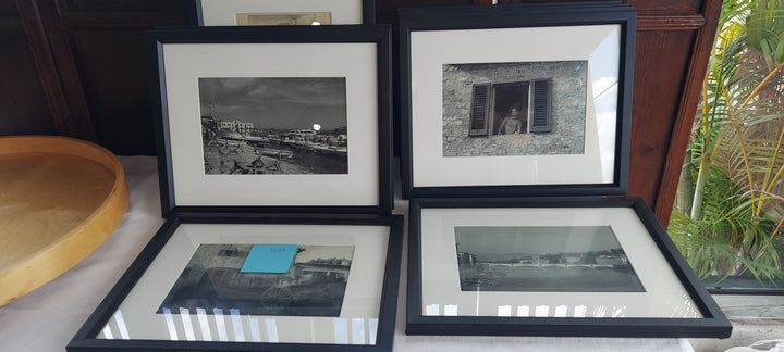 Random B & W framed photos