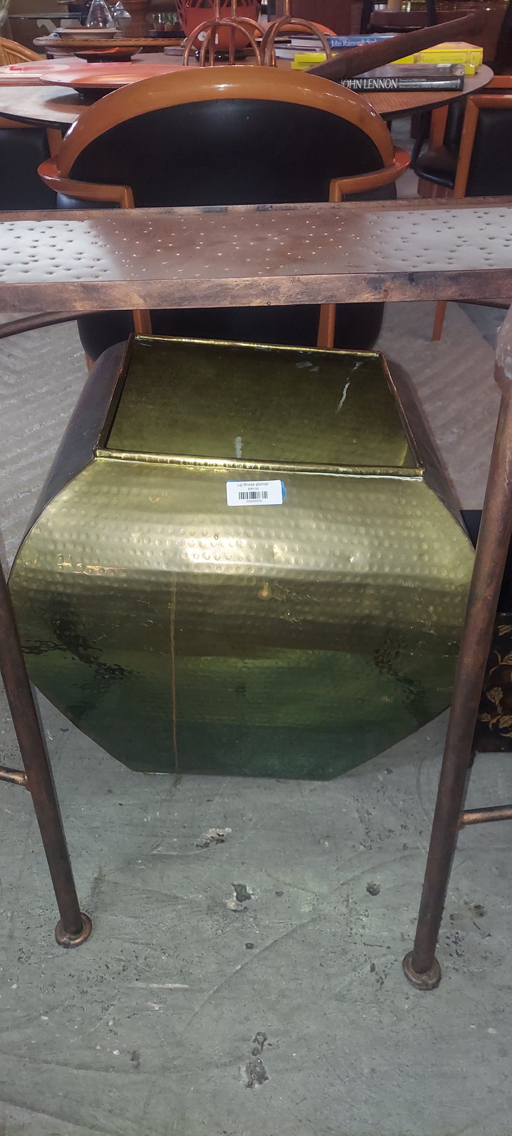 Lg Brass planter