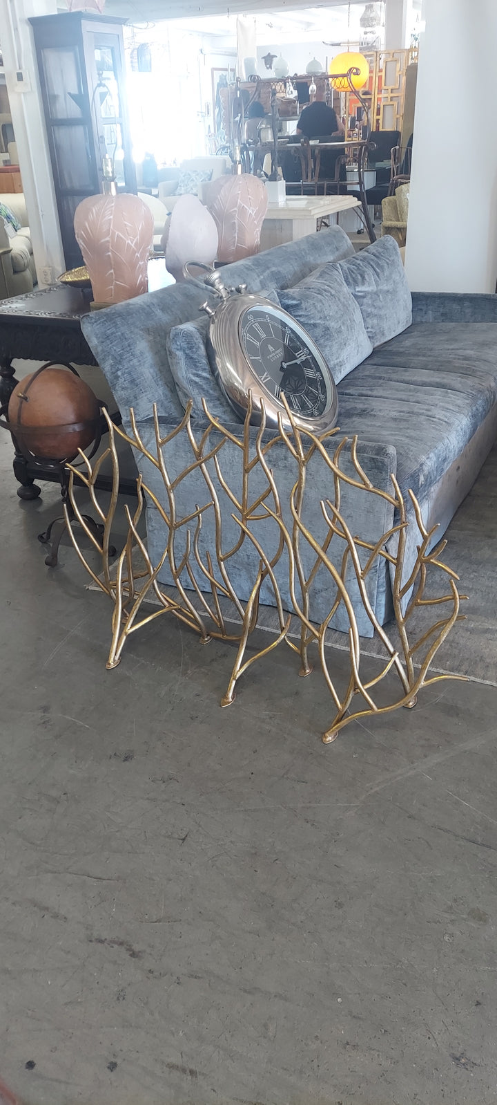 Gold Fireplace screen