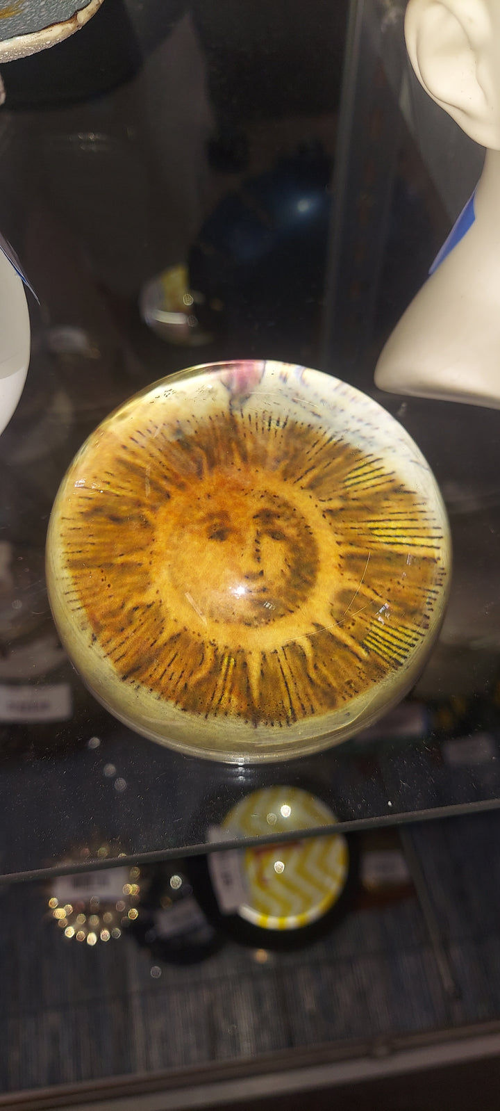 Gold Sun Paperweight by John Derian