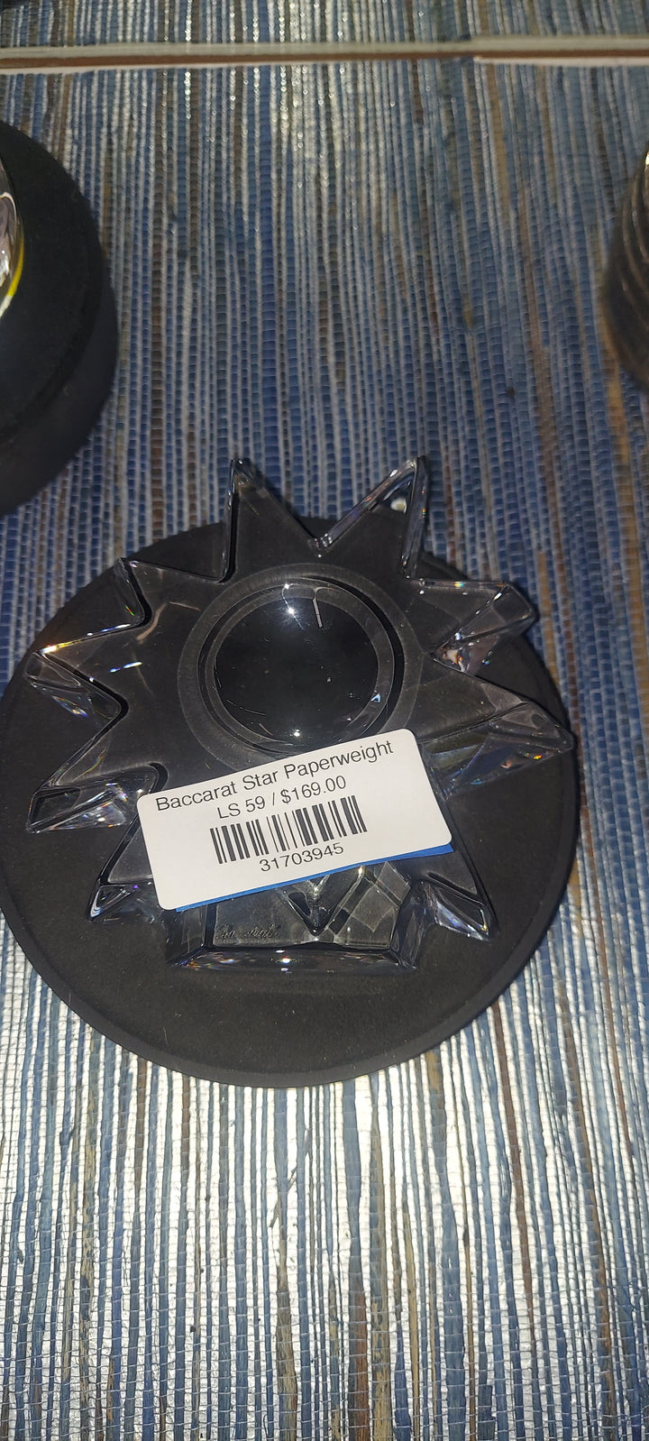 Baccarat Star Paperweight