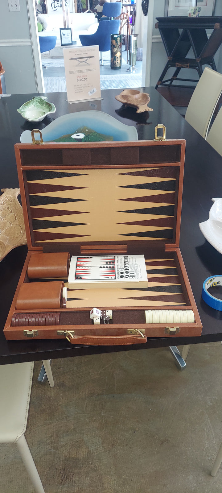 Vintage backgammon