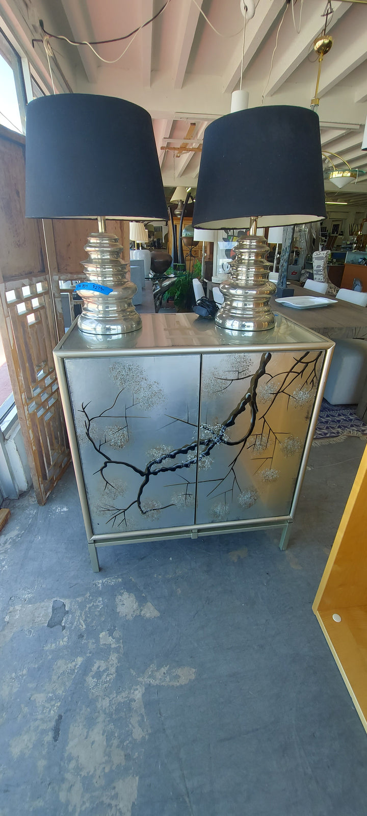 Bar Cabinet Asian painted