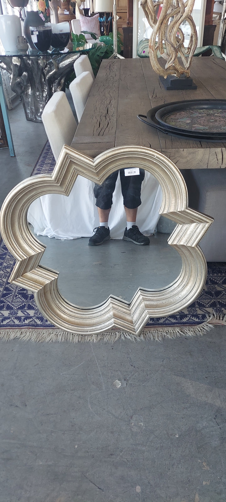 Quarter foil mirror