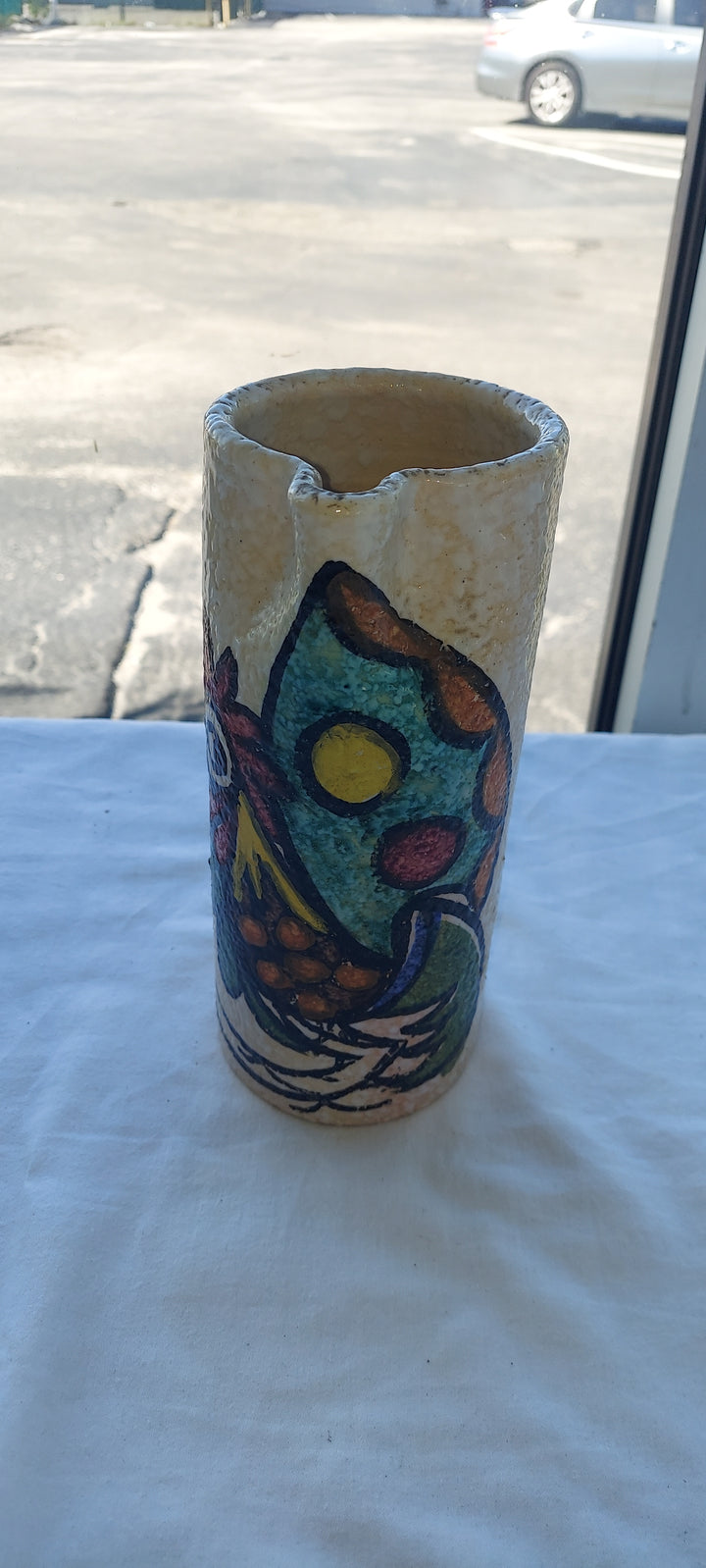 Ceramic Rooster pitcher