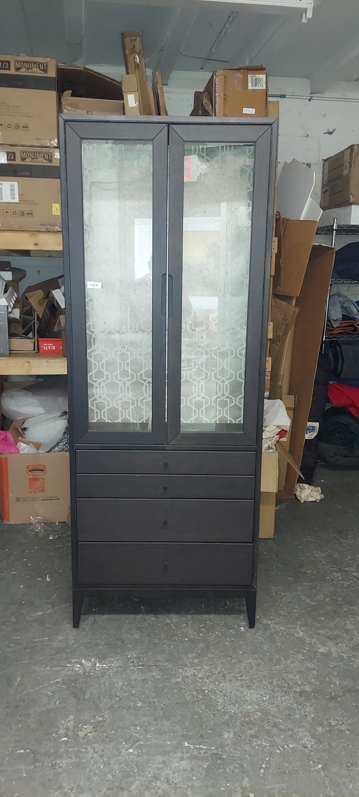 Modern bookcase cabinet