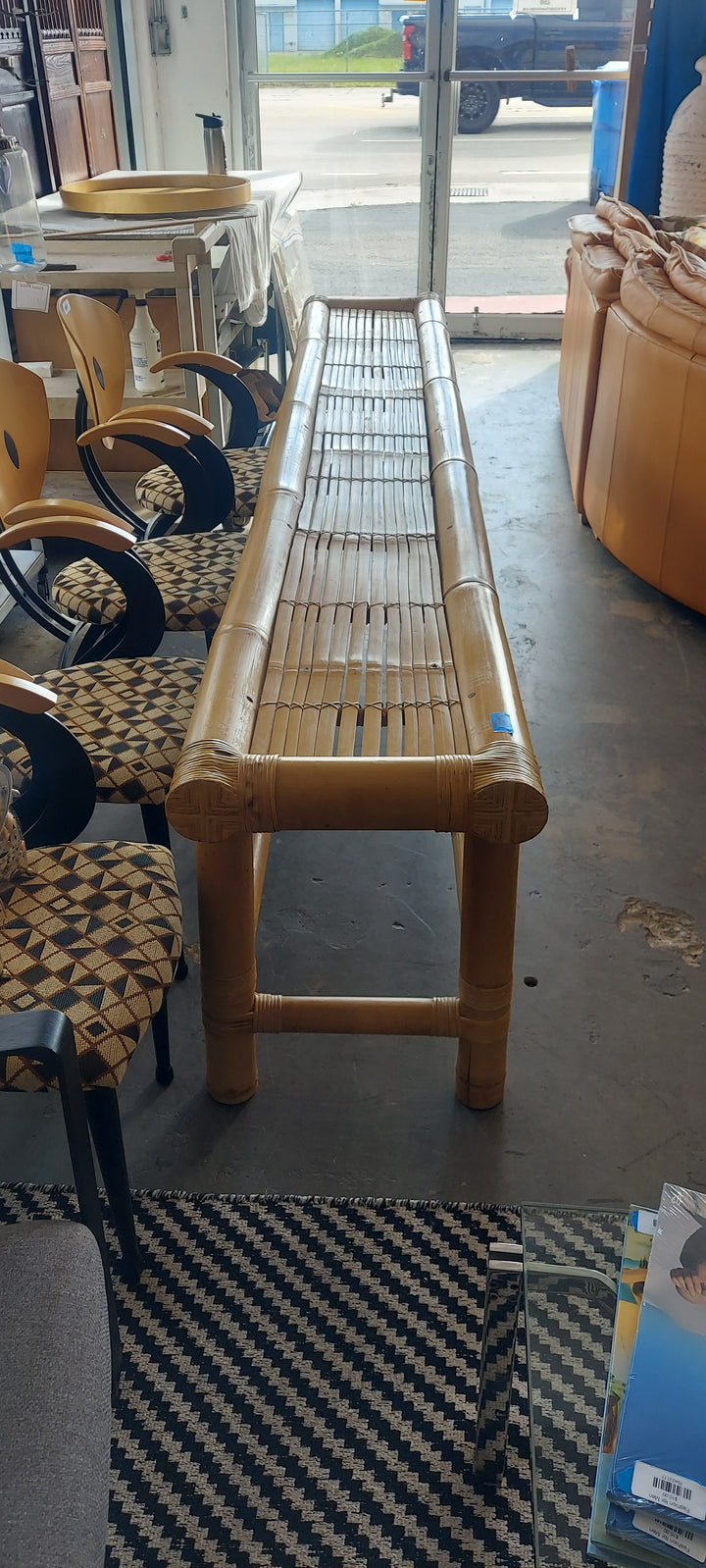 Long Bamboo Table
