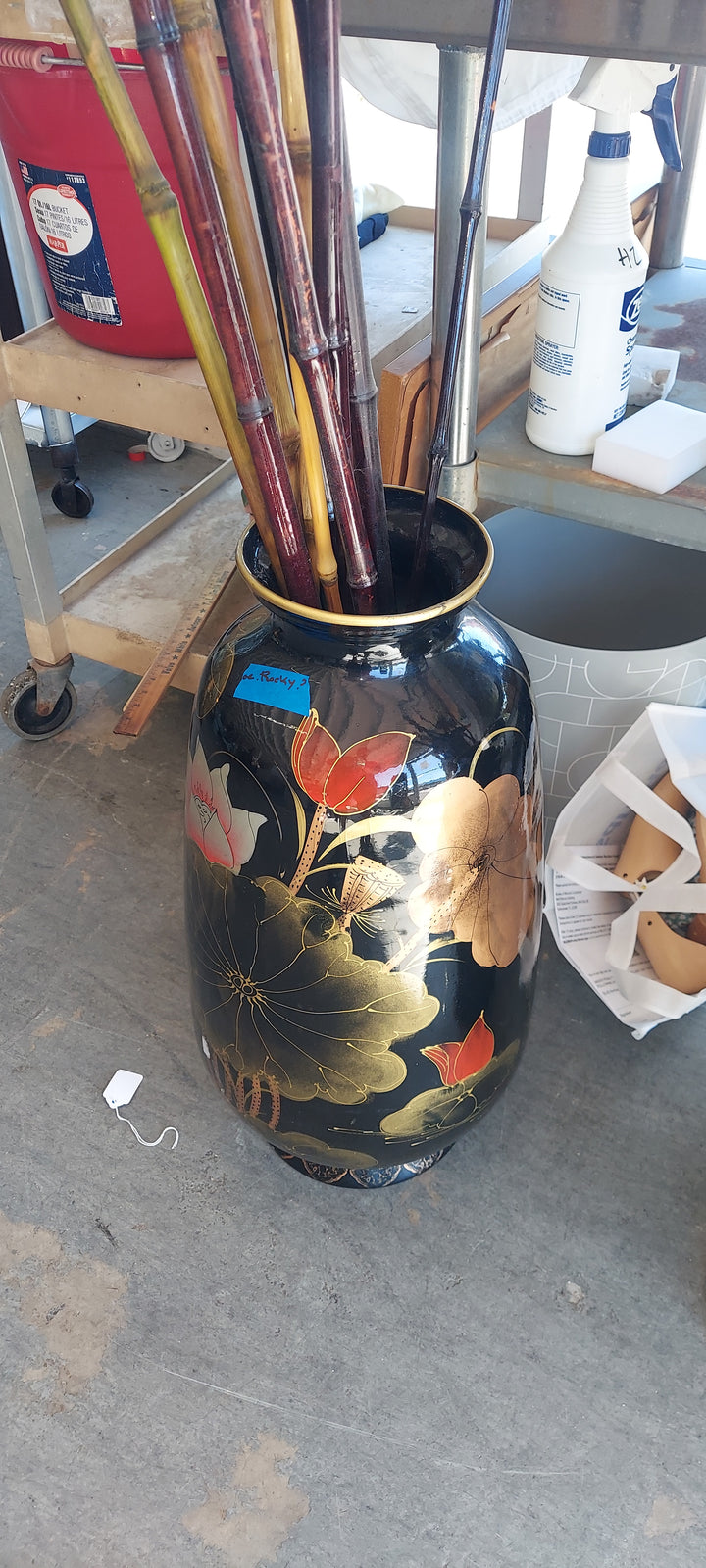 LG Asian Lotus vase