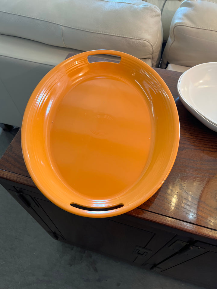 Orange platter