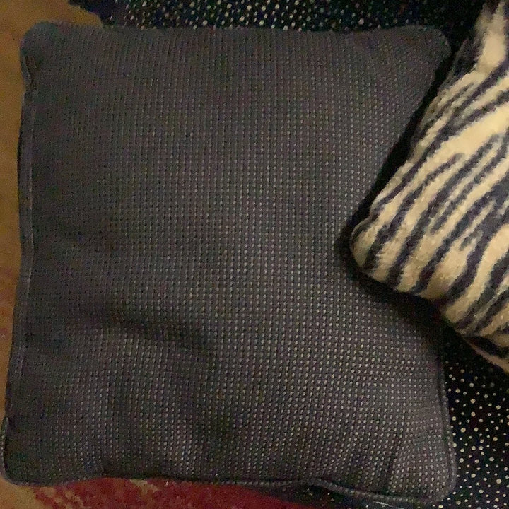 Pair of brown pillows
