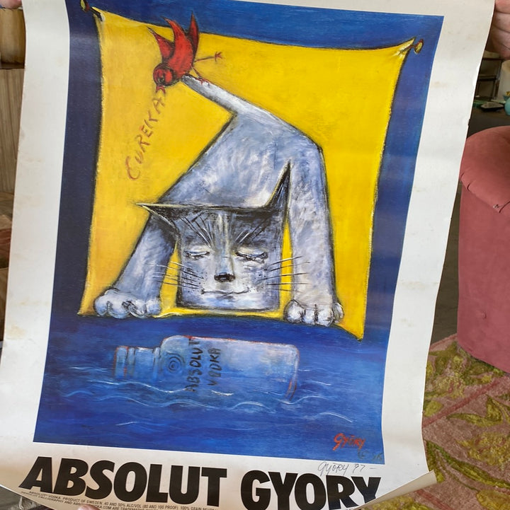 Absolut Gyory poster