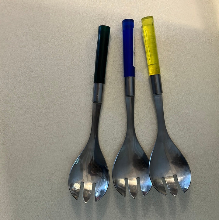 Colored Lucite Handled Serving Utensil