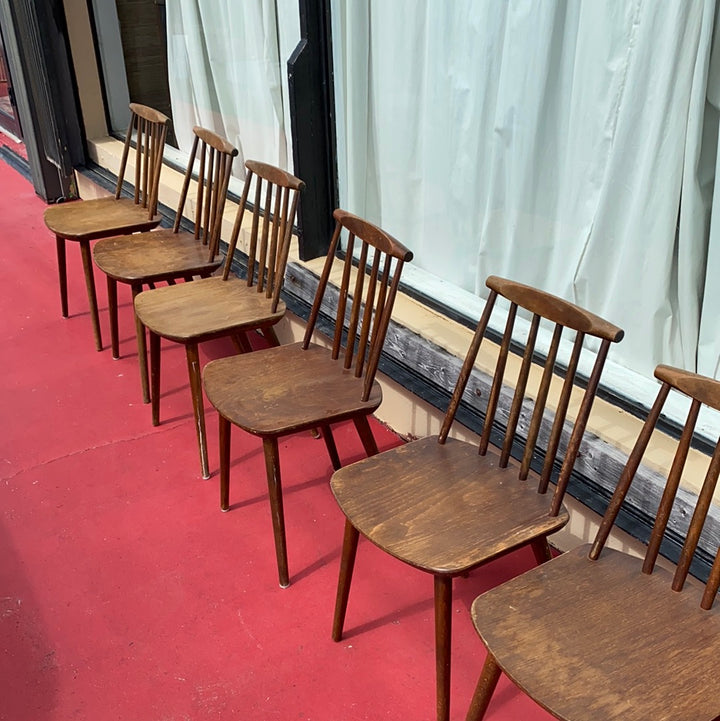 6 mcm chairs