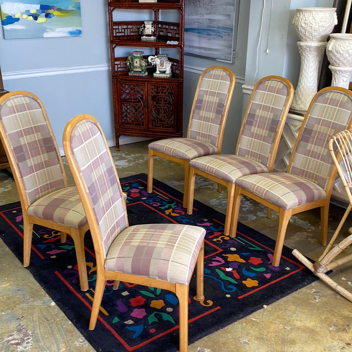Set/6 arch chairs