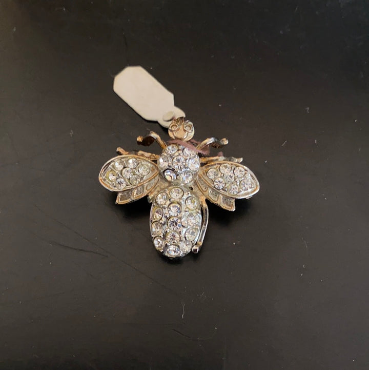 Miniature bee brooch